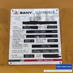 Buy Sany STC100 Used Crane / 8 Buy Sany STC100 Used Crane / 8